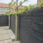 Schutting verf zwarte houtverf