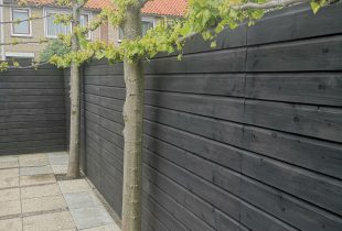 Schutting verf zwarte houtverf