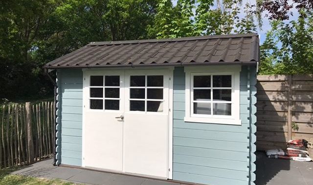 Geimpregneerd tuinhuis verven matte verf